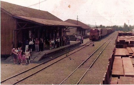 Estação de Marcilio Dias, provavelmente anos 1970 (Acervo José Chichowicz).